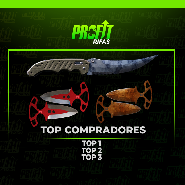 KARAMBIT | ULTRAVIOLET (FT) + 3 FACAS TOP COMPRADOR 🥇